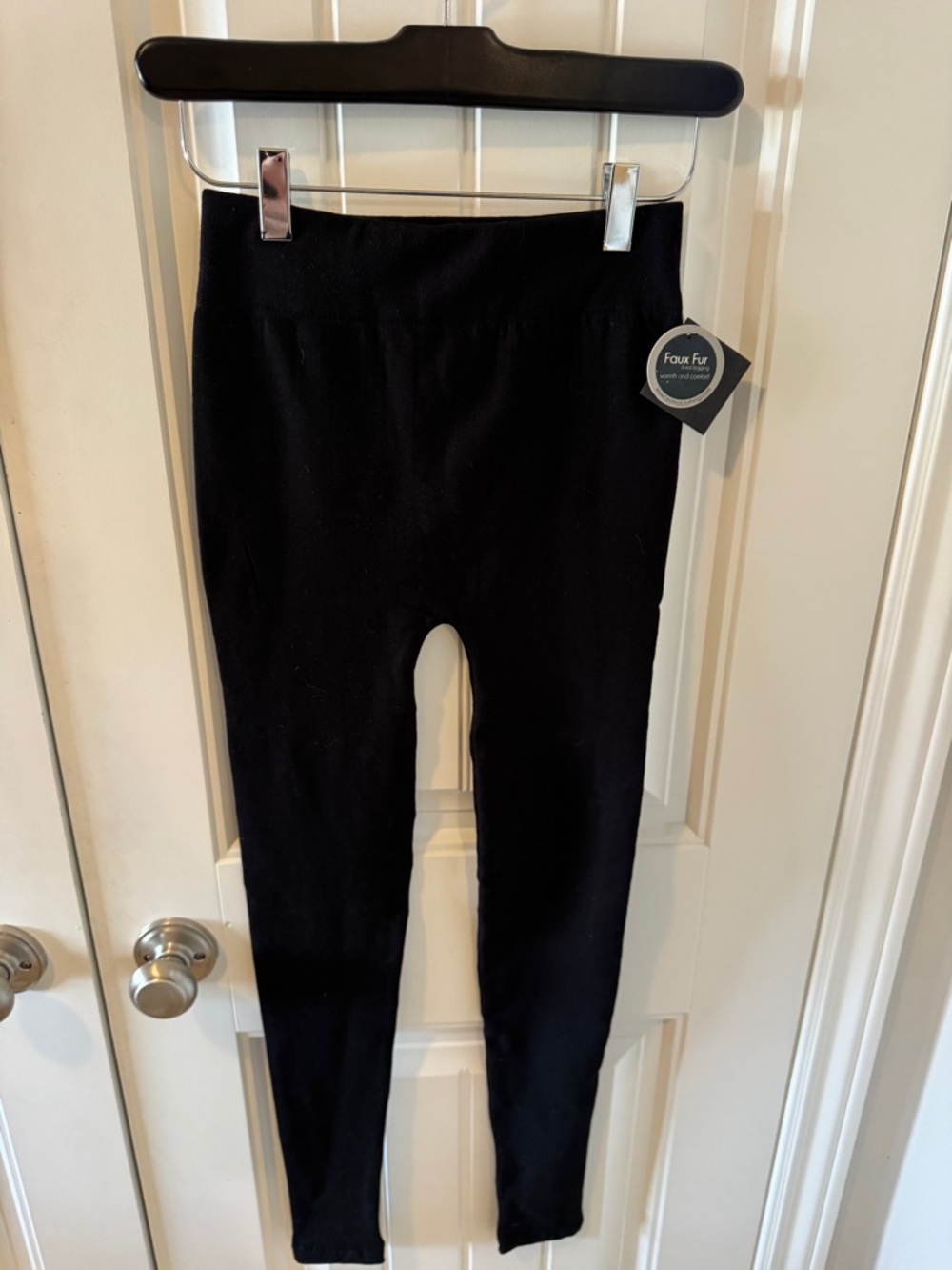 Black Faux Fur Lined Leggings